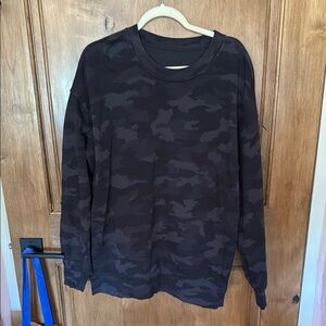lululemon athletica Black Camo Sweater